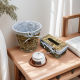 Set of Straw Trash Can & Tissue Box
